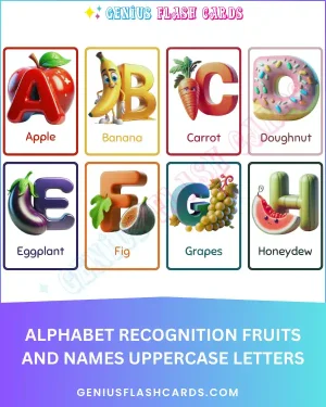 Montessori-Alphabet-Recognition-Fruits-and-Names-Uppercase-Letters